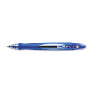 Pilot 31402 G6 Retractable Gel Ink Pen, Refillable, Blue Ink, .7mm