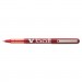 Pilot 35202 VBall Liquid Ink Roller Ball Stick Pen, Red Ink, .5mm, Dozen