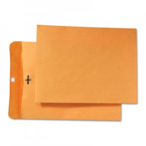 Quality Park 43090 Park Ridge Kraft Clasp Envelope, 9 x 12, Brown Kraft, 100/Box