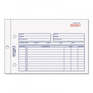 Rediform 7L721 Invoice Book, 5 1/2 x 7 7/8, Carbonless Duplicate, 50 Sets/Book