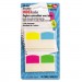 Redi-Tag 33148 Write-On Self-Stick Index Tabs, 1 1/16 Inch, 4 Colors, 48/Pack
