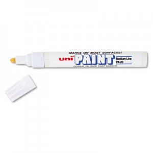 Sanford uni-Paint 63613 uni-Paint Marker, Medium Point, White