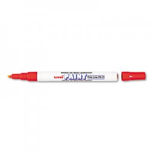 Sanford uni-Paint 63702 uni-Paint Marker, Fine Point, Red