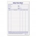 TOPS 30041 Daily Time and Job Sheets, 8 1/2 x 5 1/2, 100/Pad, 2/Pack