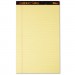 TOPS 63980 Docket Ruled Perforated Pads, 8 1/2 x 14, Canary, 50 Sheets, Dozen