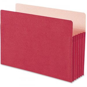 Smead 74241 Red Colored File Pockets