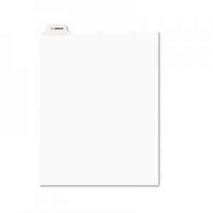 Avery 12393 Avery-Style Preprinted Legal Bottom Tab Dividers, Exhibit T, Letter, 25/Pack