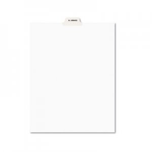 Avery 12391 Avery-Style Preprinted Legal Bottom Tab Dividers, Exhibit R, Letter, 25/Pack