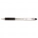 Pentel PENBK93A R.S.V.P. RT Retractable Ballpoint Pen, 1mm, Clear Barrel, Black Ink, Dozen
