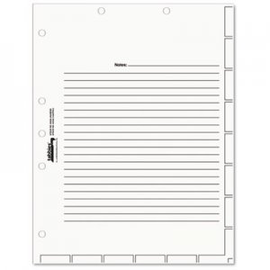 Tabbies 54520 Medical Chart Index Divider Sheets, 8-1/2 x 11, White, 400/Box