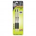 Zebra 27112 F-301 Retractable Ballpoint Pen, Black Ink, Fine, 2/Pack