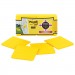 Post-it Notes Super Sticky F33012SSY Full Adhesive Notes, 3 x 3, Electric Yellow, 12/Pack