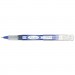 Pentel PENSD98C Finito! Stick Porous Point Pen, Extra-Fine 0.4mm, Blue Ink, Blue/Silver Barrel