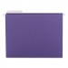 Smead SMD64023 Color Hanging Folders with 1/3-Cut Tabs, 11 Pt. Stock, Purple, 25/BX