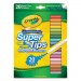 Crayola CYO588106 Washable Super Tips Markers, Assorted, 20/Set