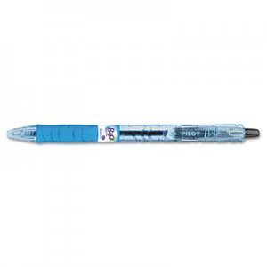 Pilot PIL32600 B2P Bottle-2-Pen Retractable Ballpoint Pen, 0.7mm, Black Ink, Translucent Blue Barrel, Dozen