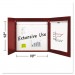 MasterVision BVCCAB01010130 Conference Cabinet, Porcelain Magnetic, Dry Erase, 48 x 48, Cherry