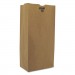 Genpak BAGGX10500 Grocery Paper Bags, 6.31" x 13.38", Kraft, 500 Bags