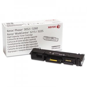 Xerox XER106R02777 106R02777 High-Yield Toner, 3,000 Page-Yield, Black