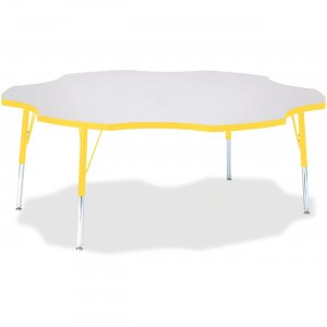 Berries 6458JCE007 Elementary Height Prism Six-Leaf Table
