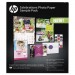 HP HEWK0A21A Celebration Photo Paper Sample Pack, Assorted Sizes, 11.5 mil, 12 Sheets/Pack