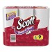 Scott 16447 Choose-a-Size Mega Roll, White, 102/Roll, 6 Rolls/Pack, 4 Packs/Carton