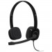 Logitech LOG981000587 H151 Binaural Over-the-Head Stereo Headset, Black