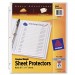 Avery PV-25P Standard Weight Sheet Protector