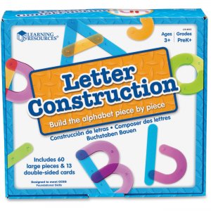 Learning Resources 8555 Letter Construction Activity Set
