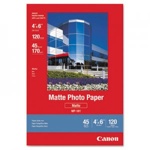 Canon CNM7981A014 Matte Photo Paper, 4 x 6, 45 lb., White, 120 Sheets/Pack