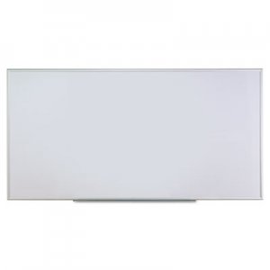 Universal UNV43627 Dry Erase Board, Melamine, 96 x 48, Satin-Finished Aluminum Frame