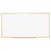 Universal UNV43620 Dry-Erase Board, Melamine, 96 x 48, White, Oak-Finished Frame