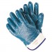 MCR MPG9761R Predator Premium Nitrile-Coated Gloves, Blue/White, Large, 12 Pairs