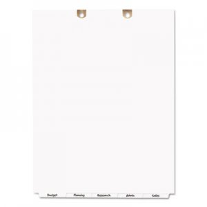 Avery AVE13164 Write-On Tab Dividers for Classification Folders, 5-Tab, Letter