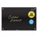 Quartet QRTG7248B Infinity Black Glass Magnetic Marker Board, 72 x 48