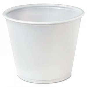 Dart DCCP550N Plastic Souffle Portion Cups, 5 1/2 oz., Translucent, 250/Bag