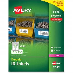 Avery 61533 Durable ID Labels
