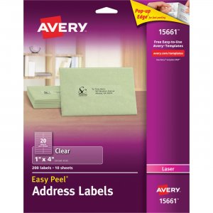Avery 15661 Easy Peel Mailing Label