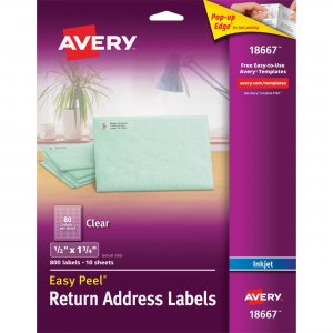 Avery 18667 Easy Peel Return Address Label