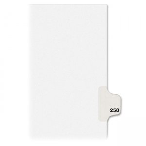 Avery 82474 Individual Side Tab Legal Exhibit Dividers