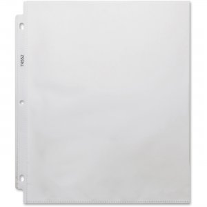 Business Source 74552 Top-loading 3-hole Sheet Protectors
