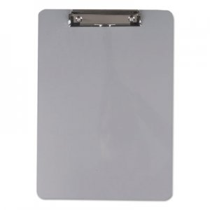 Universal UNV40301 Aluminum Clipboard with Low Profile Clip, 1/2" Capacity, 8 x 11 1/2 Sheets