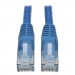 Tripp Lite TRPN201005BL Cat6 Gigabit Snagless Molded Patch Cable, RJ45 (M/M), 5 ft., Blue