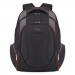 Solo USLACV7114 Launch Laptop Backpack, 17.3", 12 1/2 x 8 x 19 1/2, Black/Gray/Red