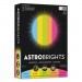 Astrobrights WAU99904 Color Cardstock -"Bright" Assortment, 65lb, 8.5 x 11, Assorted, 250/Pack