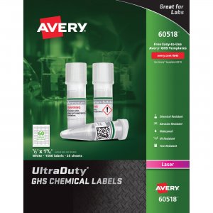 Avery 60518 UltraDuty GHS Chemical Labels