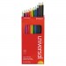 Universal UNV55324 Woodcase Colored Pencils, 3 mm, 24 Assorted Colors