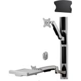 Amer AMR1AWSV1 Sit-Stand Combo Workstation Wall Mount System