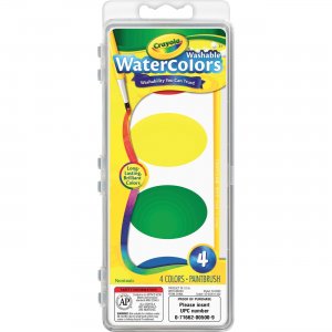 Crayola 53-0500 Washable Nontoxic 4 Watercolor Set