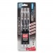 Pentel PENBLP77BP3A EnerGel PRO Retractable Gel Pen, Medium 0.7mm, Black Ink/Barrel, 3/Pack